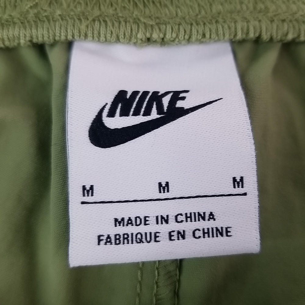 Nike Women High Waisted Joggers Olive Green Pocket Sweatpants Athletic M - Picture 12 of 16